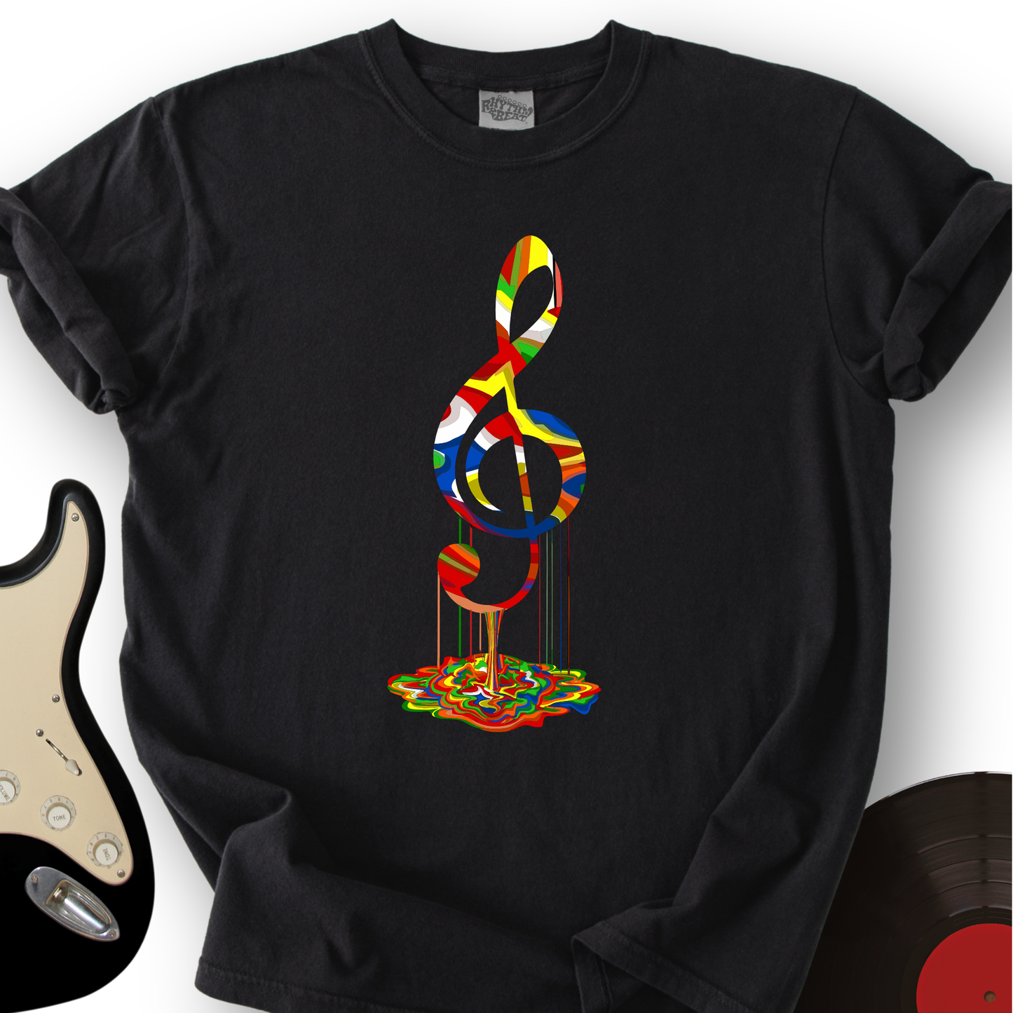 Melting Treble Clef T-Shirt