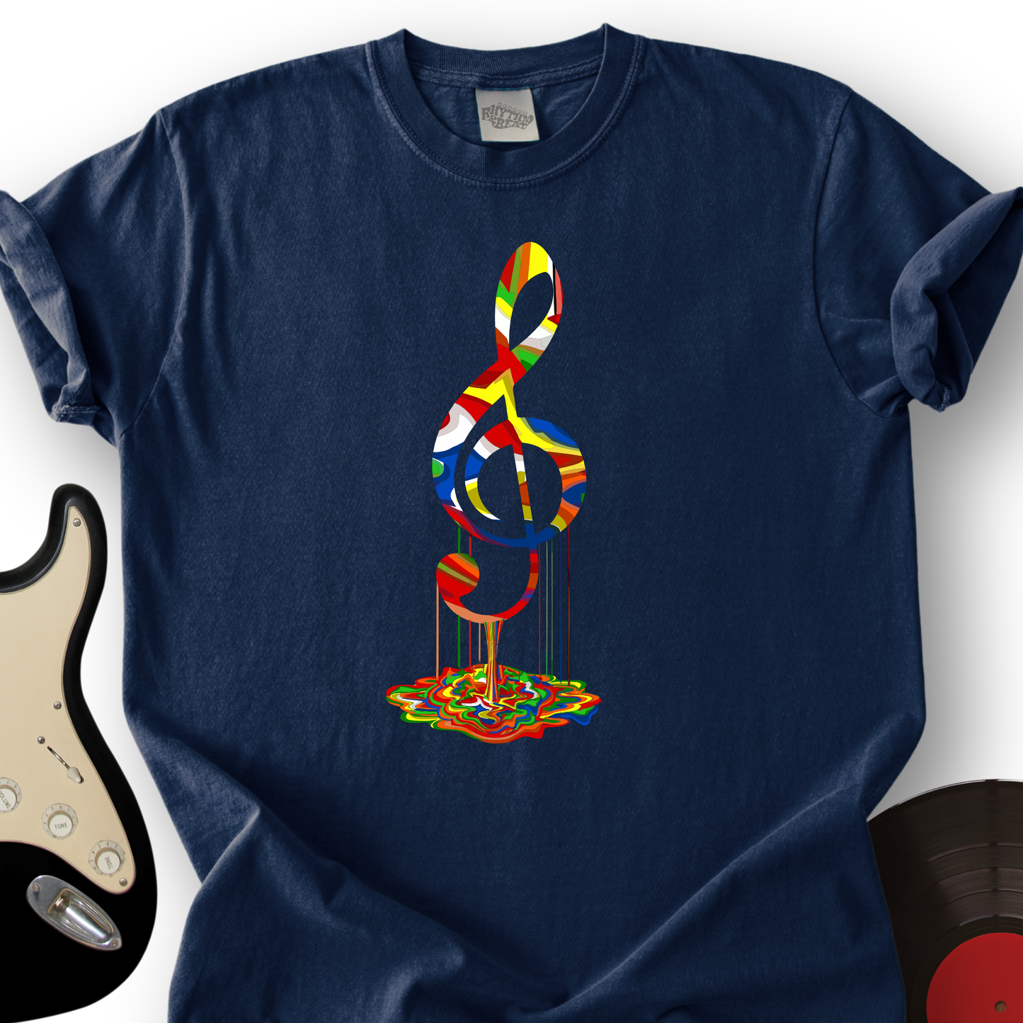 Melting Treble Clef T-Shirt