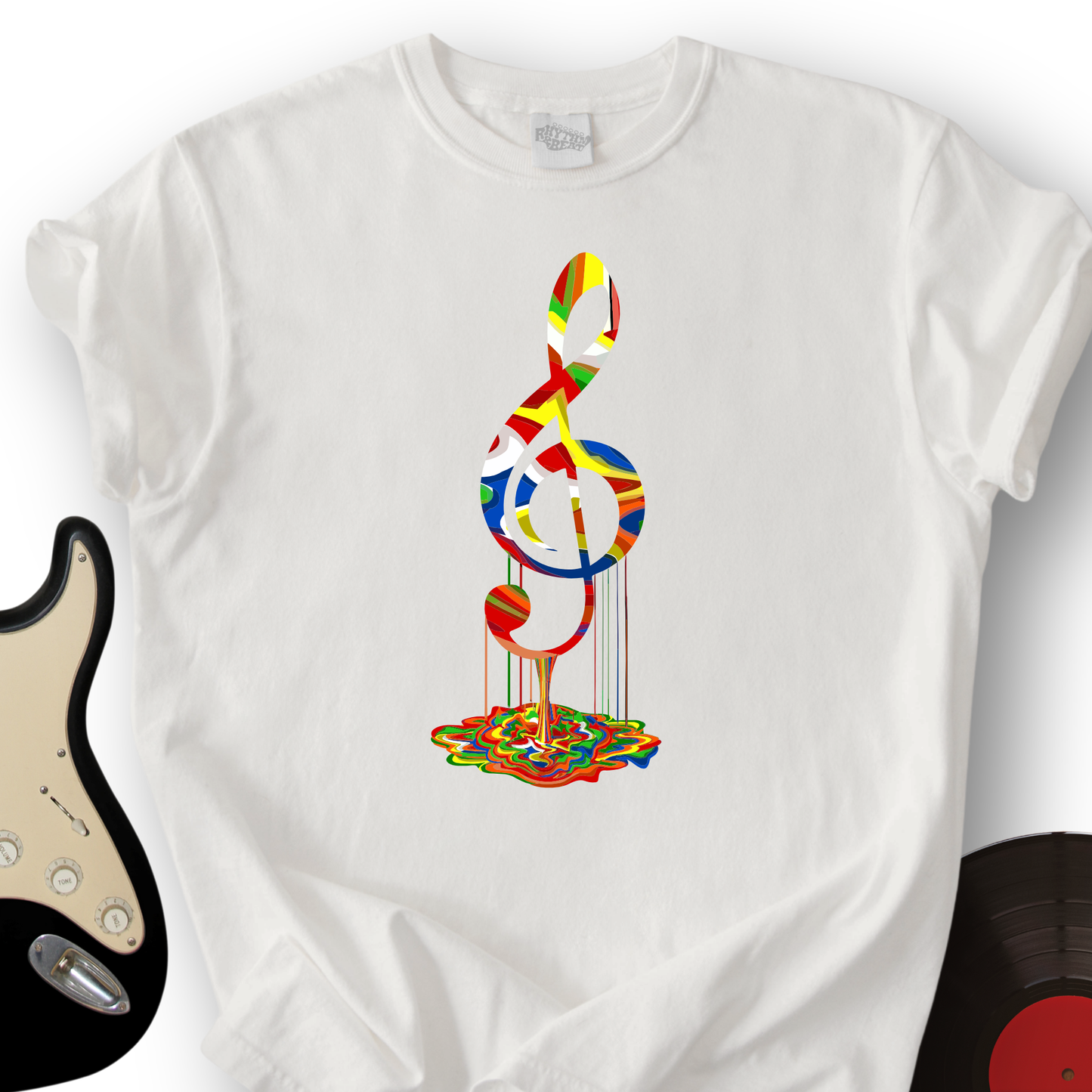 Melting Treble Clef T-Shirt