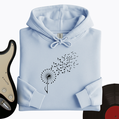 Music Note Dandelion Hoodie