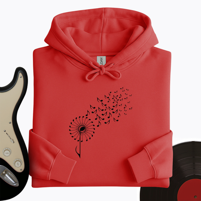 Music Note Dandelion Hoodie
