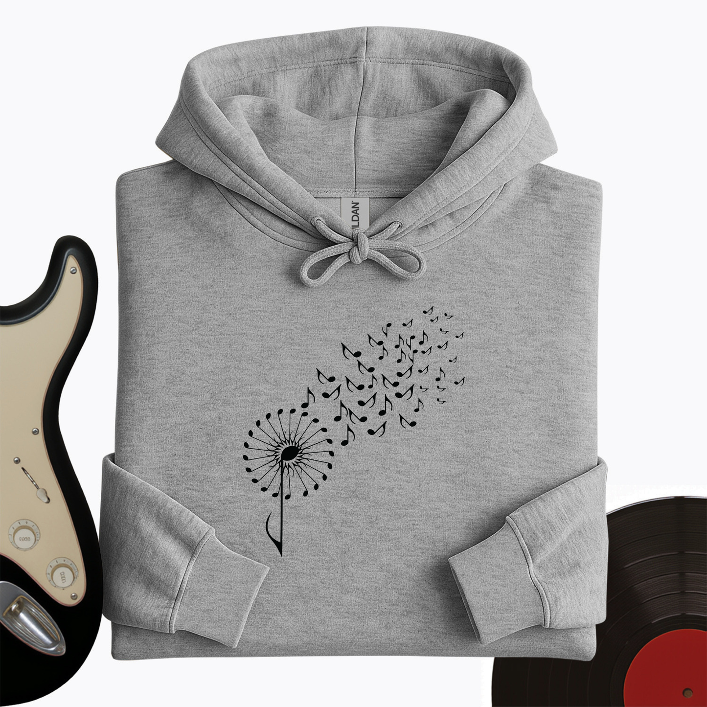 Music Note Dandelion Hoodie