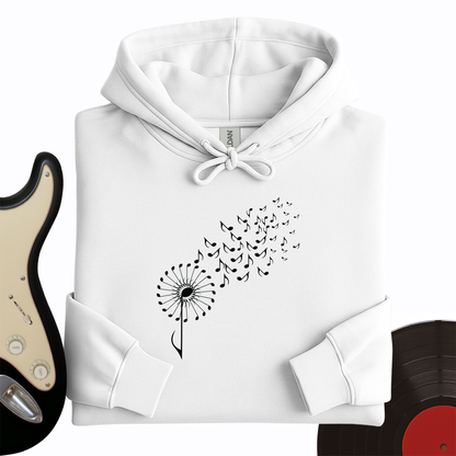 Music Note Dandelion Hoodie