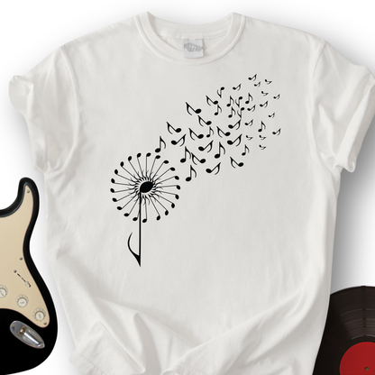 Music Note Dandelion T-Shirt