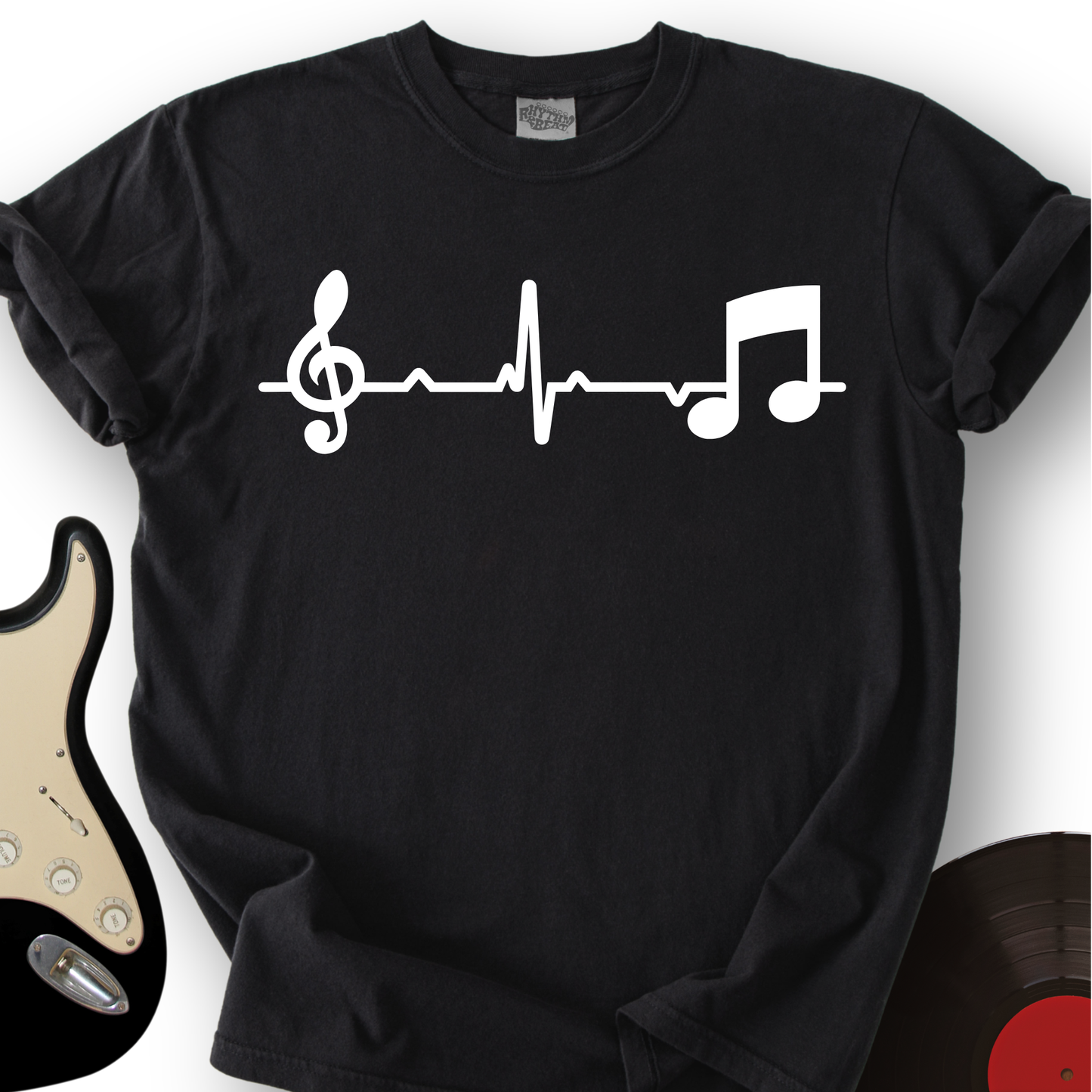 Music Note Heartbeat T-Shirt