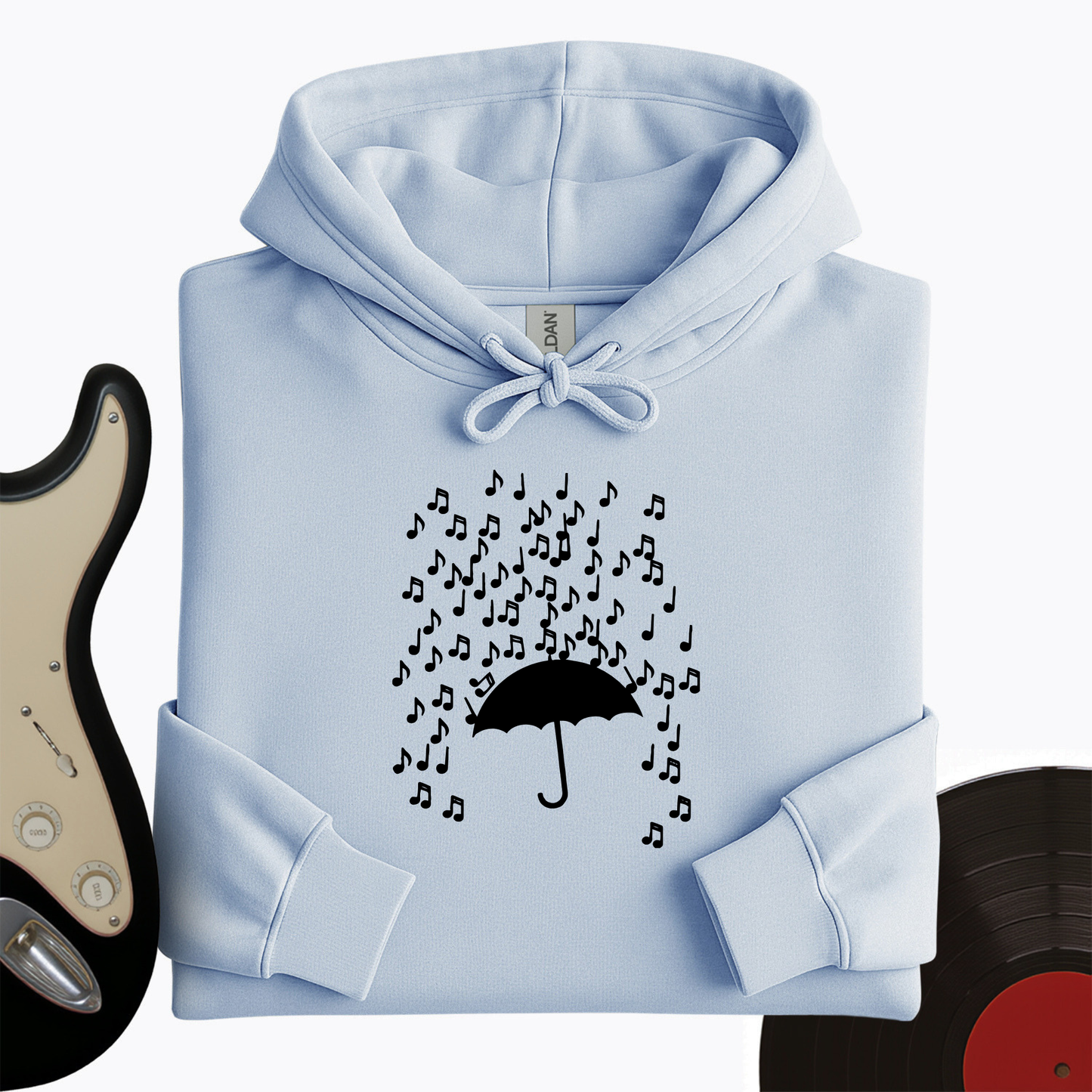 Music Note Shower Hoodie