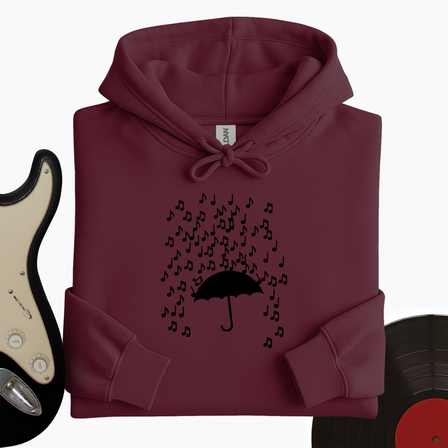 Music Note Shower Hoodie