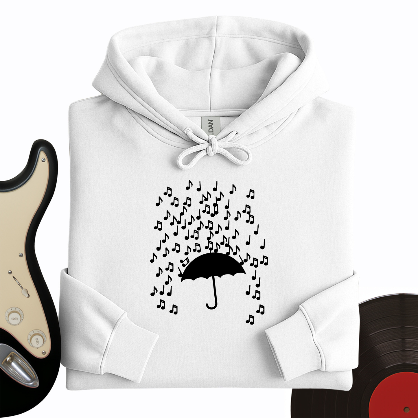 Music Note Shower Hoodie