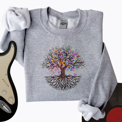 Music Note Tree Crewneck