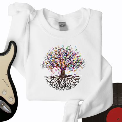 Music Note Tree Crewneck