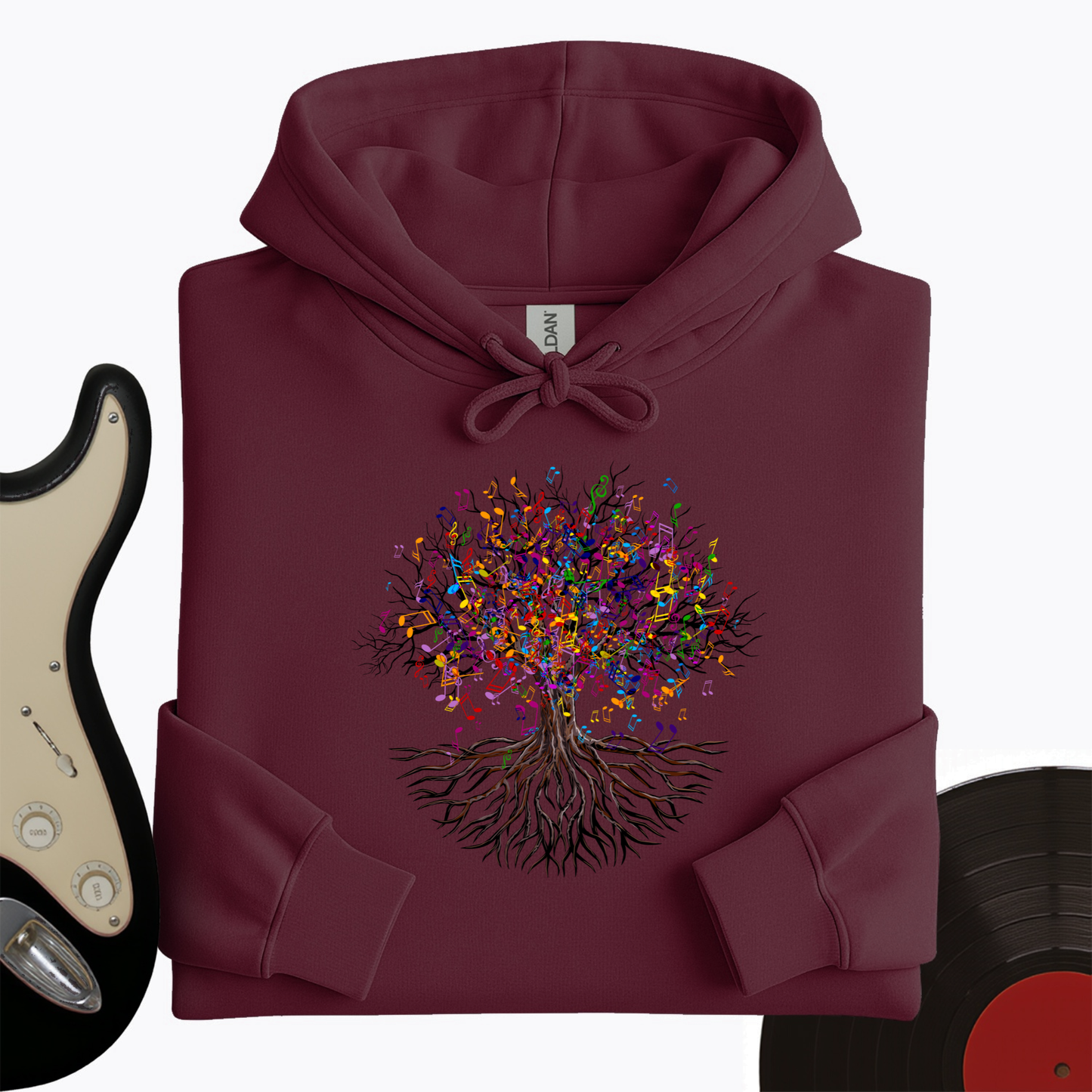 Music Note Tree Hoodie