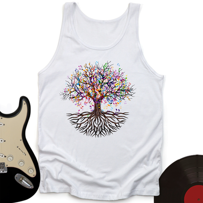 Music Note Tree Tank Top
