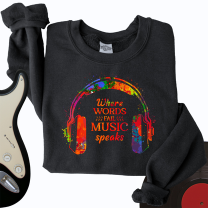 Music Speaks Crewneck