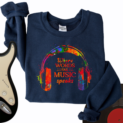 Music Speaks Crewneck