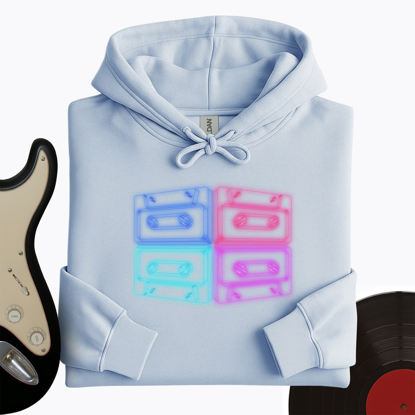 Neon Tapes Hoodie