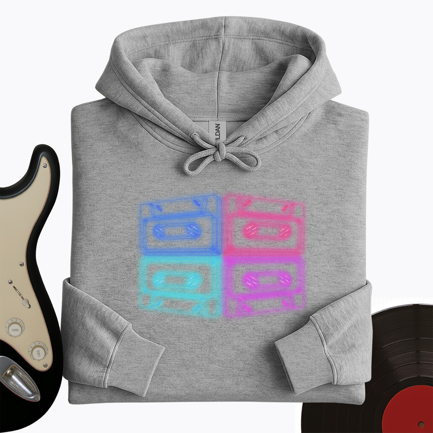 Neon Tapes Hoodie
