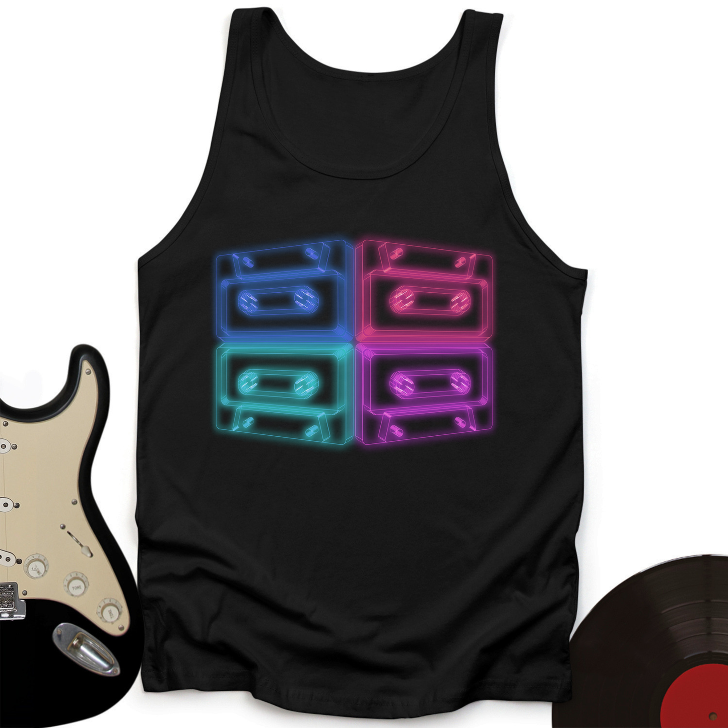 Neon Tapes Tank Top