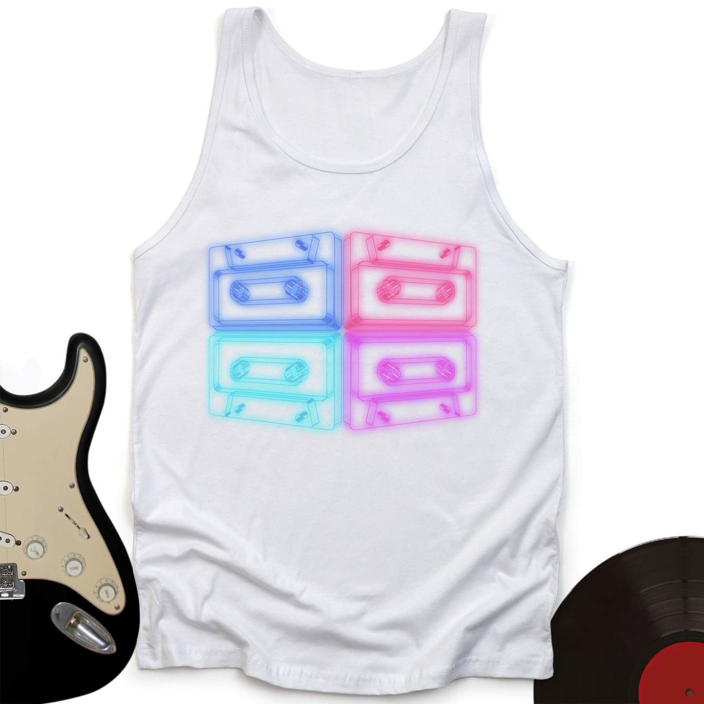 Neon Tapes Tank Top