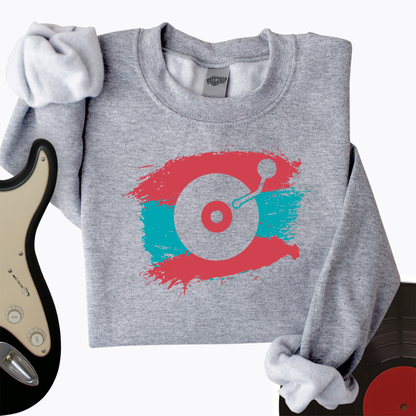 Painted Record Crewneck