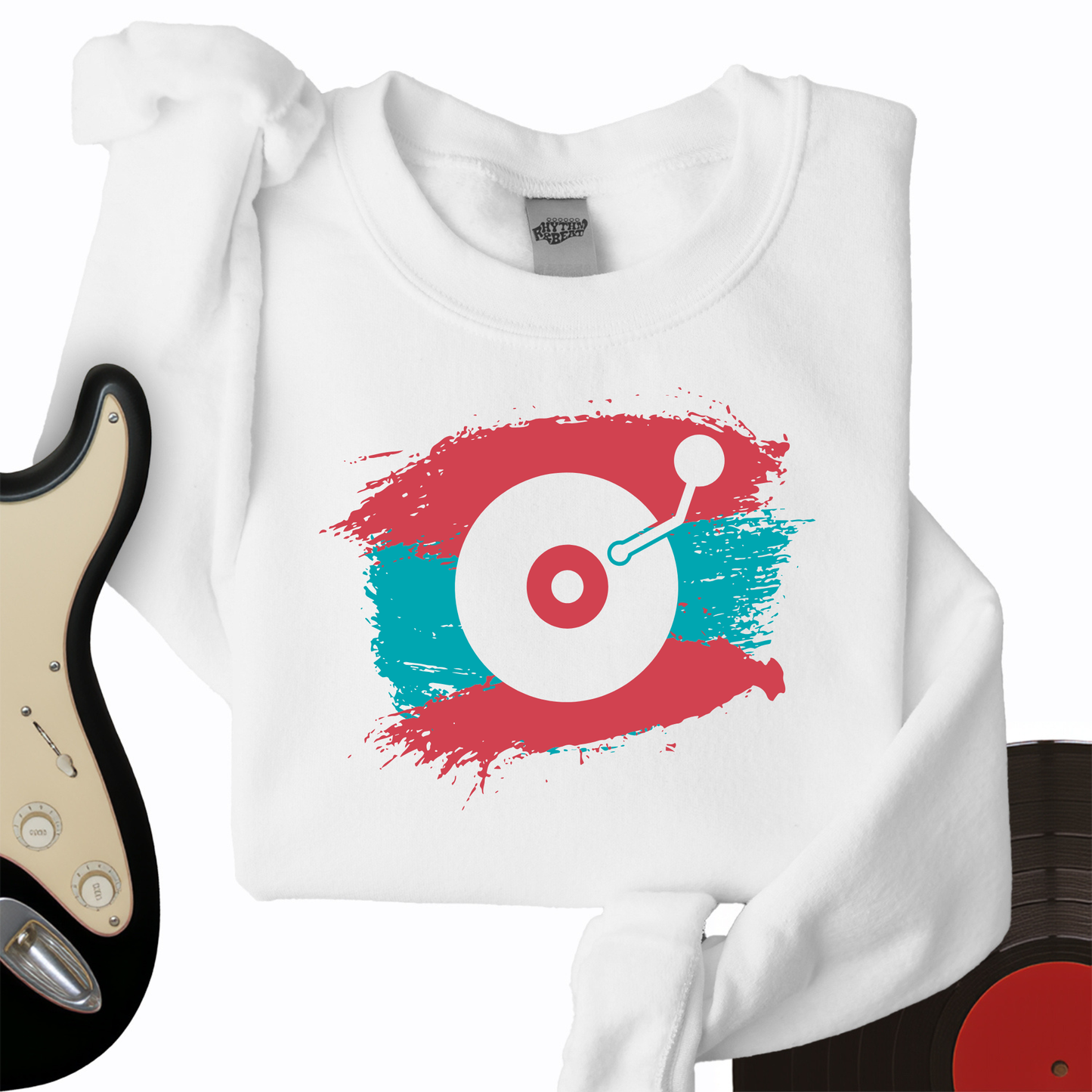 Painted Record Crewneck