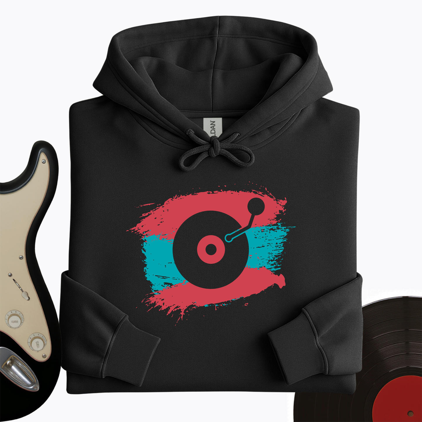 Painted Record Hoodie
