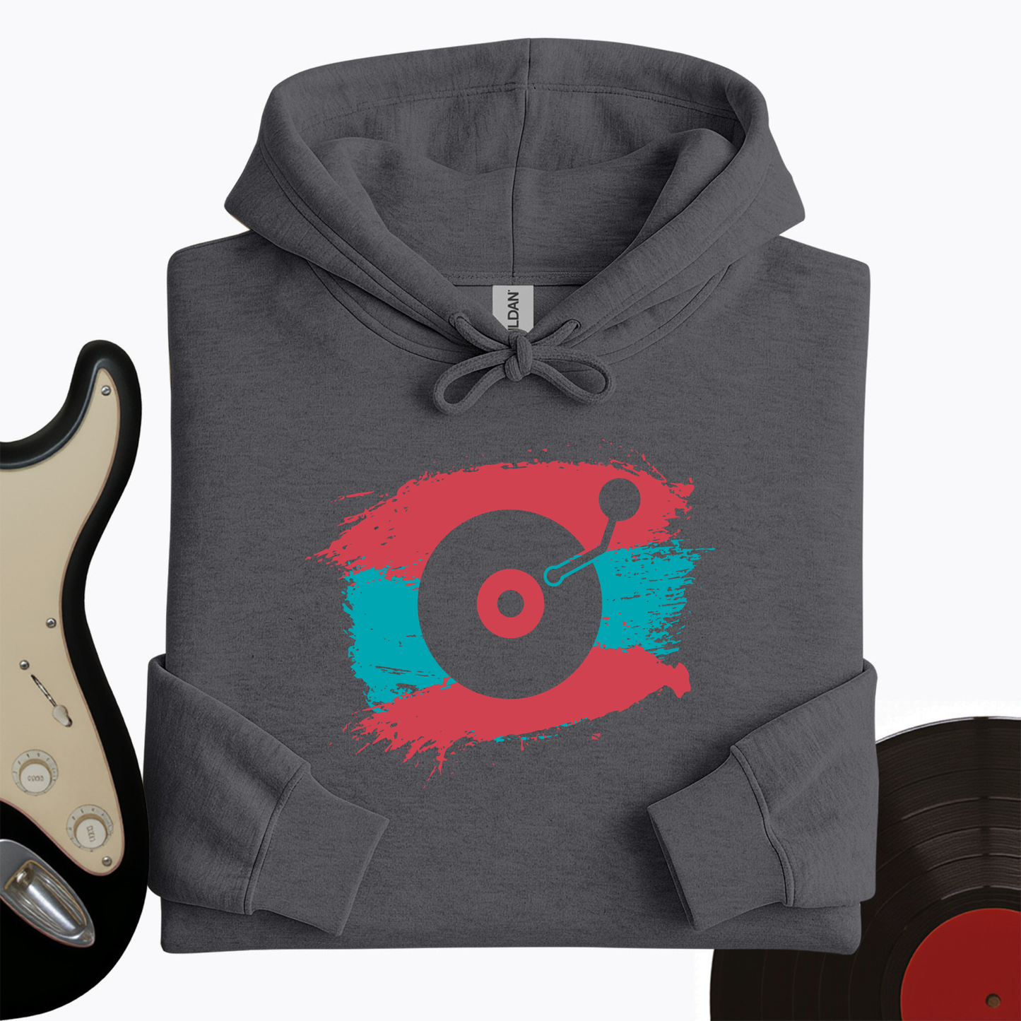 Painted Record Hoodie