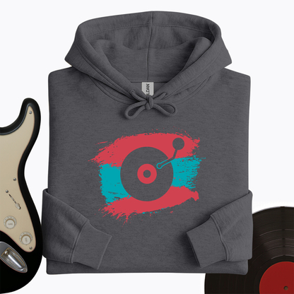 Painted Record Hoodie