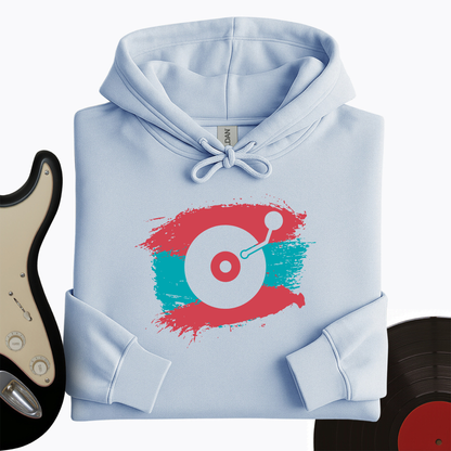 Painted Record Hoodie