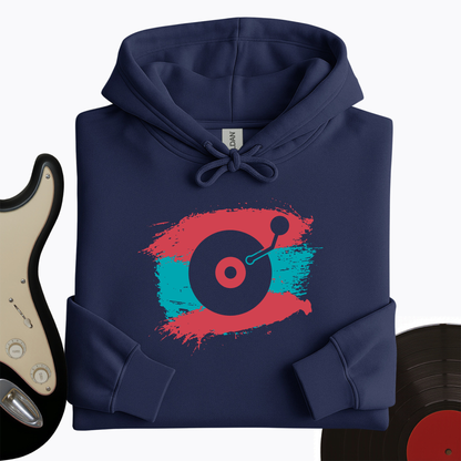 Painted Record Hoodie