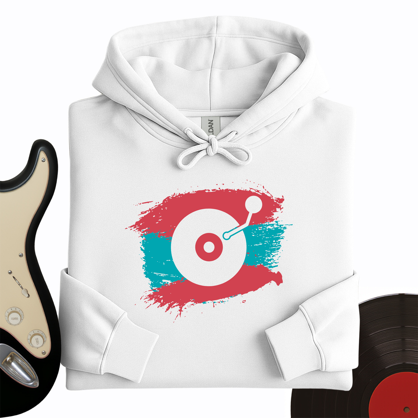 Painted Record Hoodie