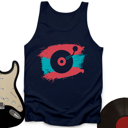 Painted Record Tank Top