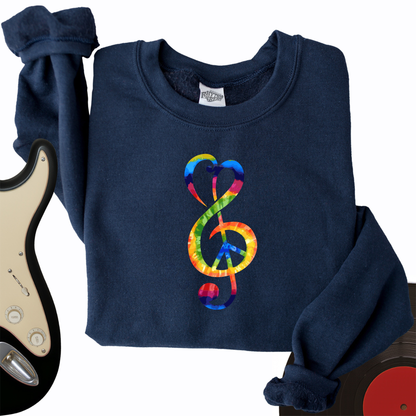 Peace Music Note Crewneck