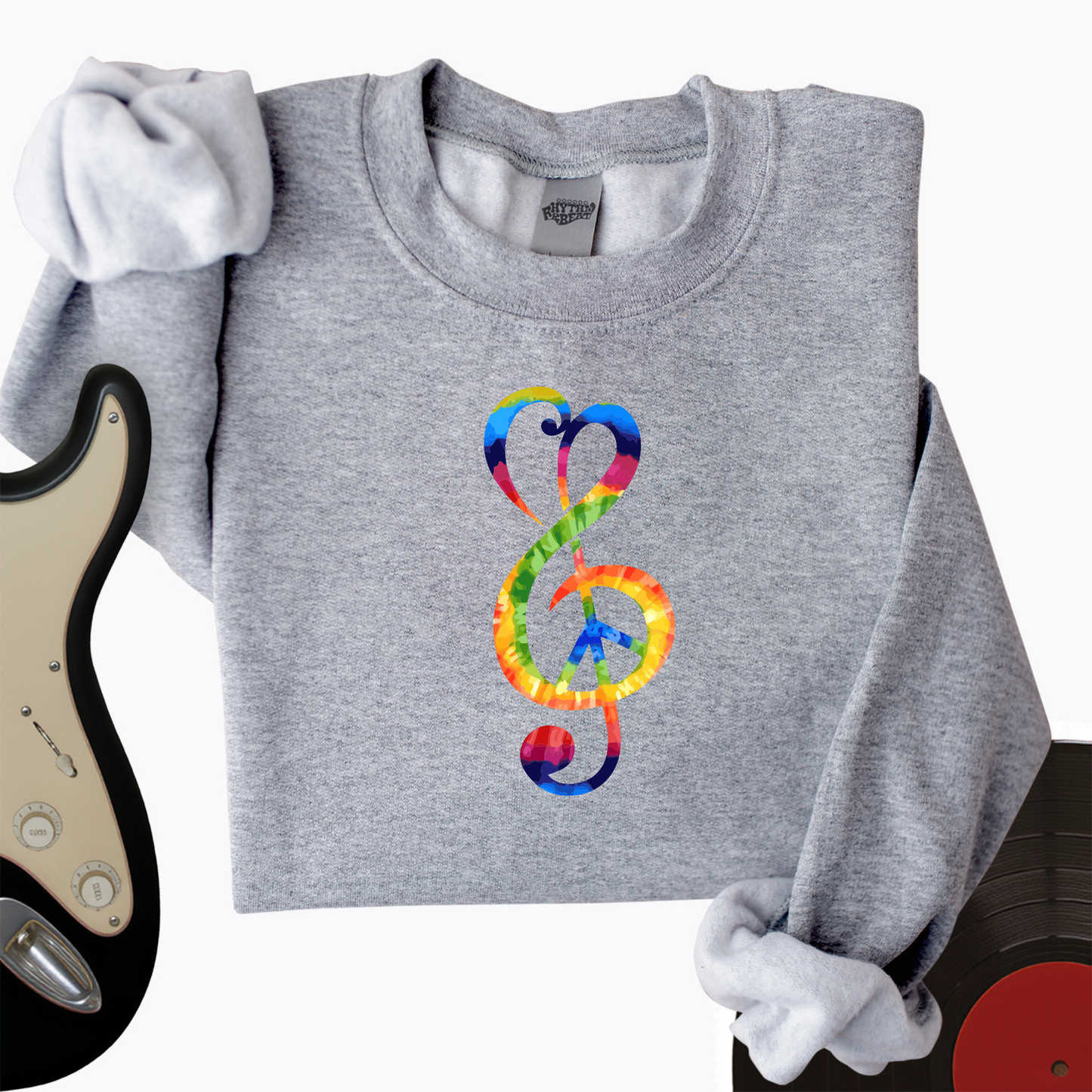 Peace Music Note Crewneck