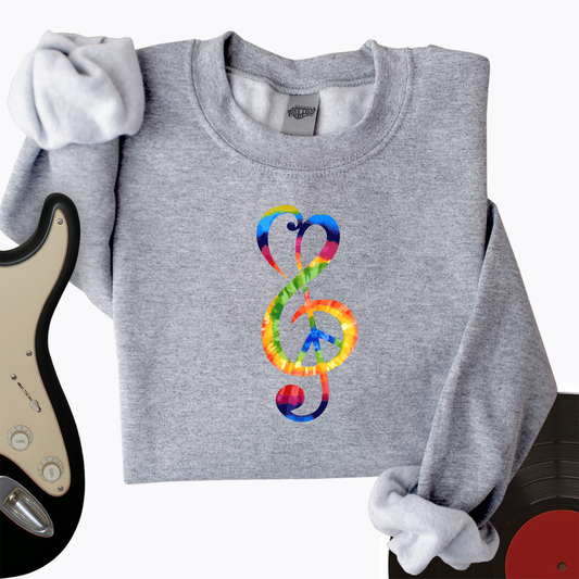 Peace Music Note Crewneck