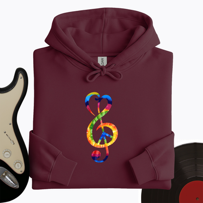 Peace Music Note Hoodie