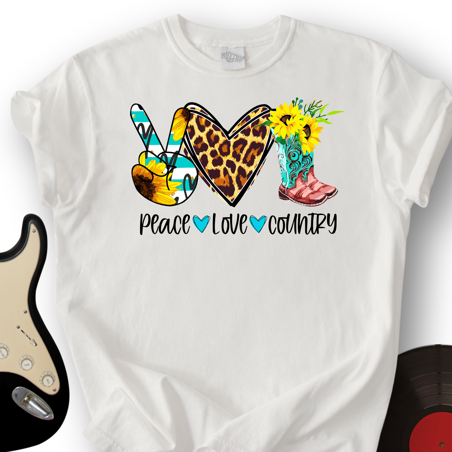 Peace, Love, Country T-Shirt