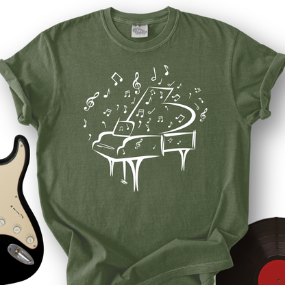 Piano Made Of Notes T-Shirt