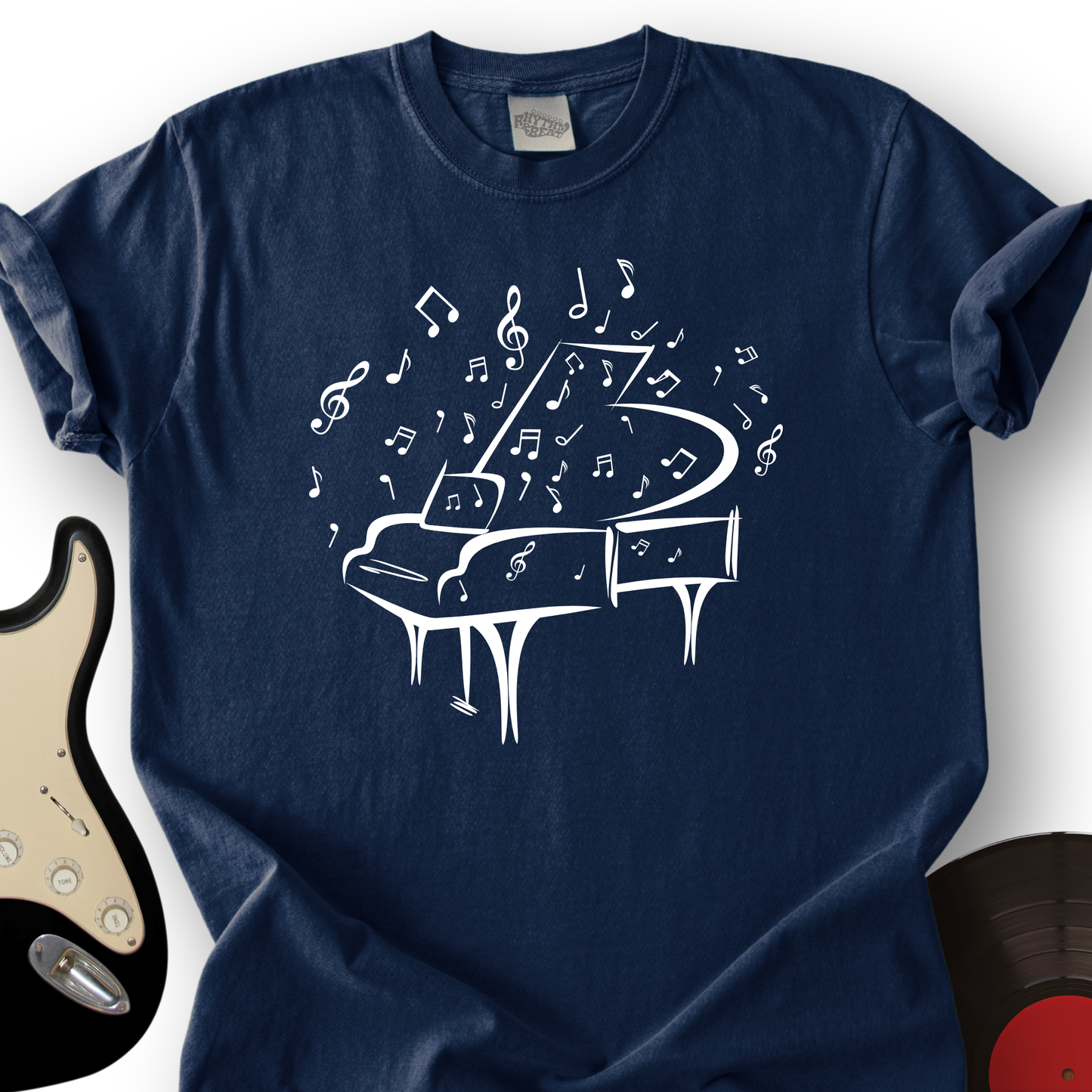 Piano Made Of Notes T-Shirt