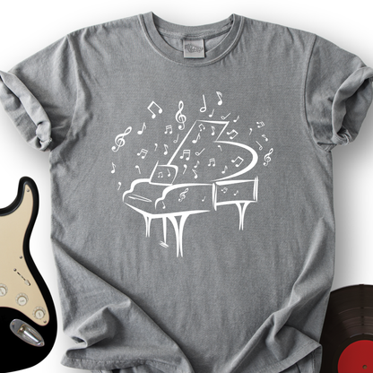 Piano Made Of Notes T-Shirt