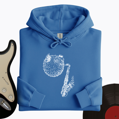 Puffer Fish Saxophone Hoodie