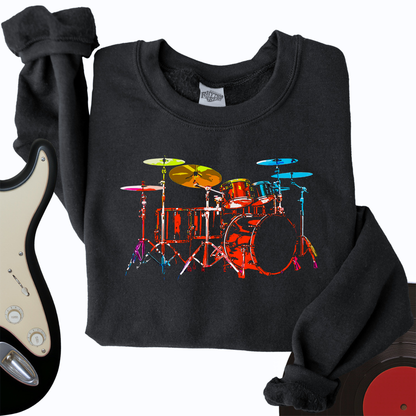 Rainbow Drums Crewneck