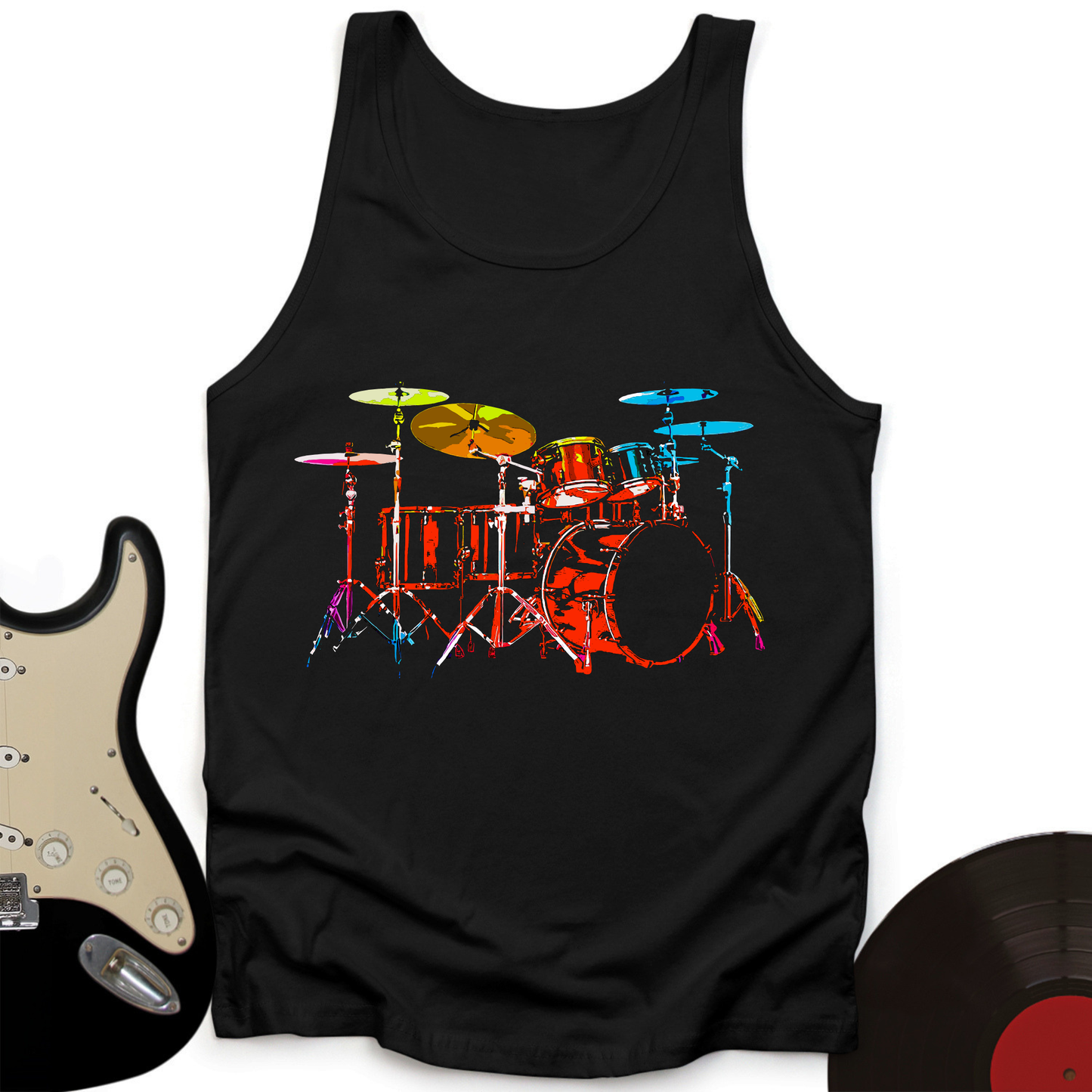 Rainbow Drums Tank Top