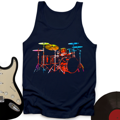 Rainbow Drums Tank Top