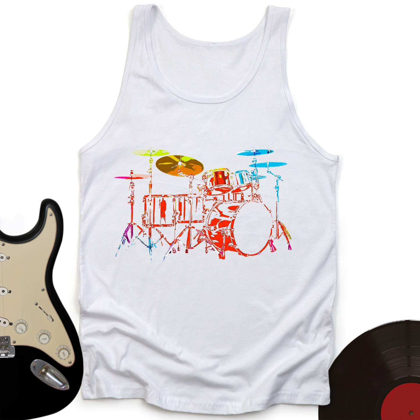 Rainbow Drums Tank Top