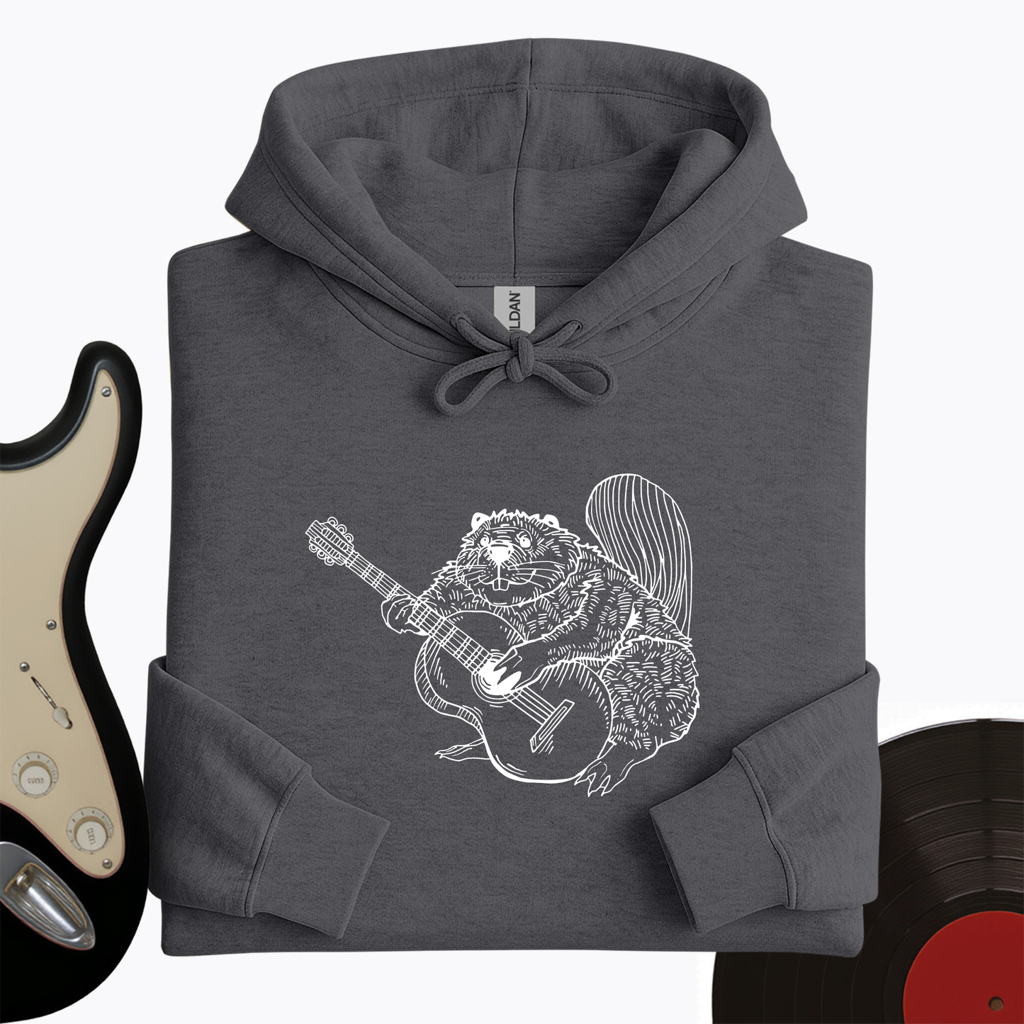 Beaver Guitar Hoodie
