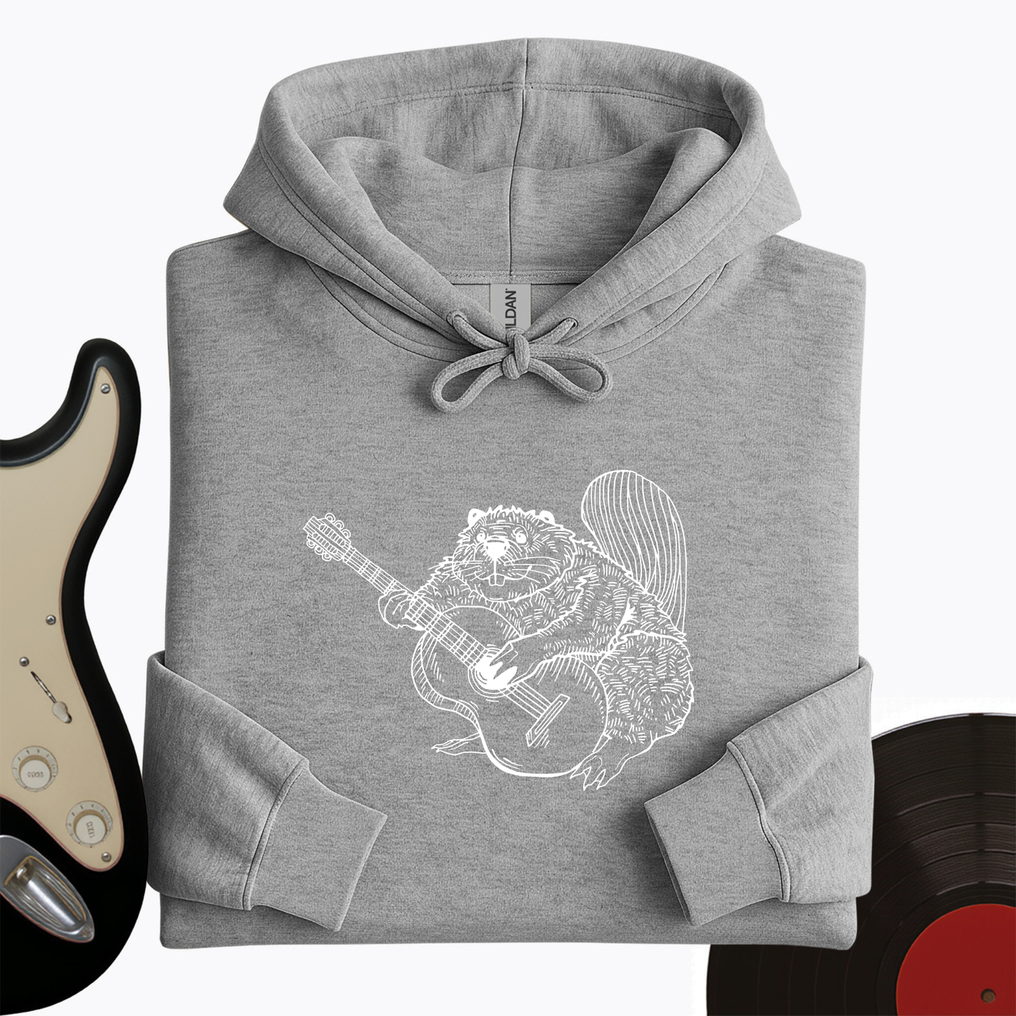 Beaver Guitar Hoodie