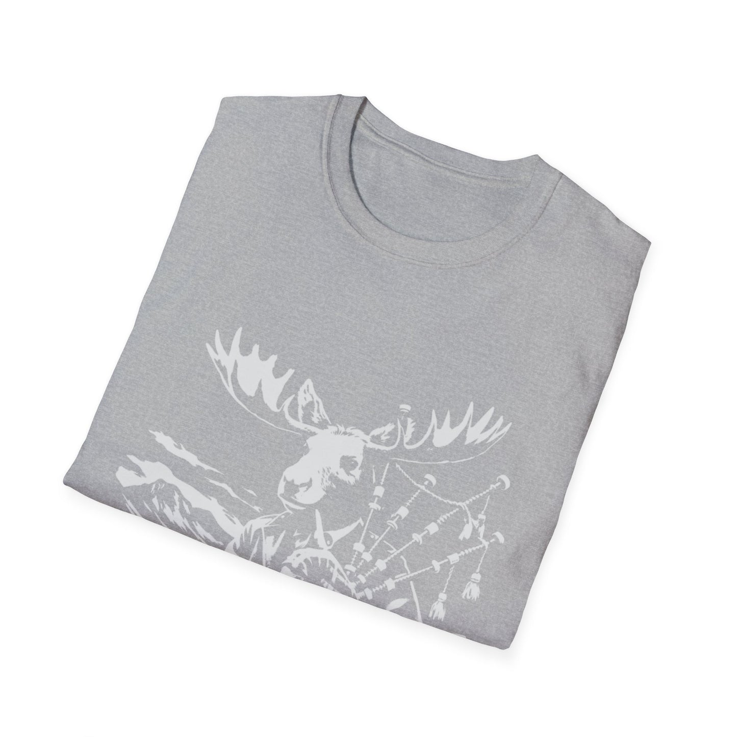 Moose Bagpiper T-Shirt