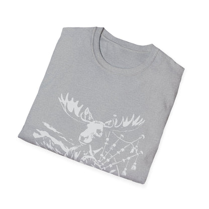 Moose Bagpiper T-Shirt