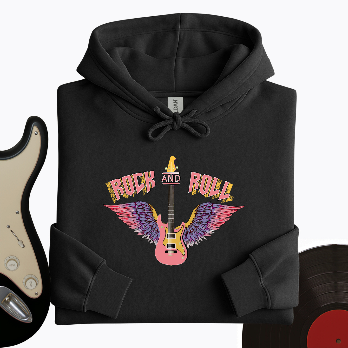 Rock and Roll is Pink Hoodie