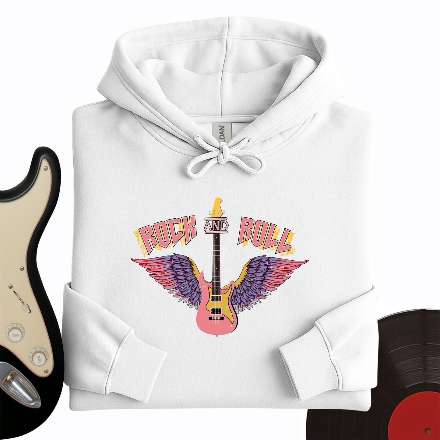 Rock and Roll is Pink Hoodie